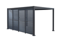 Sidepanel med justerbare lameller til pergola 4 meter - Outfit